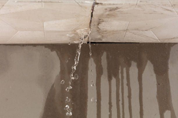 Professional Burst Pipe Cleanup technician working in New Bern, NC